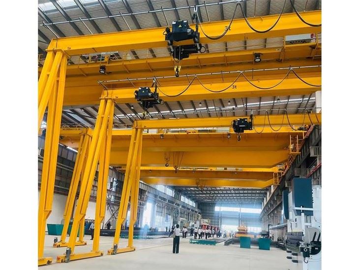 Ib leeg Girder Semi Gantry Crane